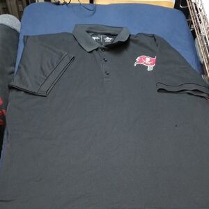 ANTIGUA Buccaneer Logo Black Polo XL